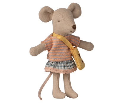 Little Sister Mouse with Bag | Maileg