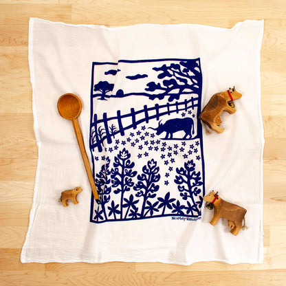 Hand-Printed Flour Sack Towels | Kei & Molly Textiles