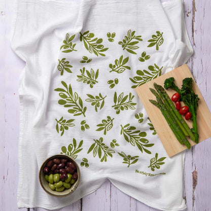 Hand-Printed Flour Sack Towels | Kei & Molly Textiles