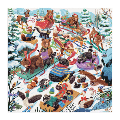 Dashing All The Way 500 Piece Puzzle | Galison