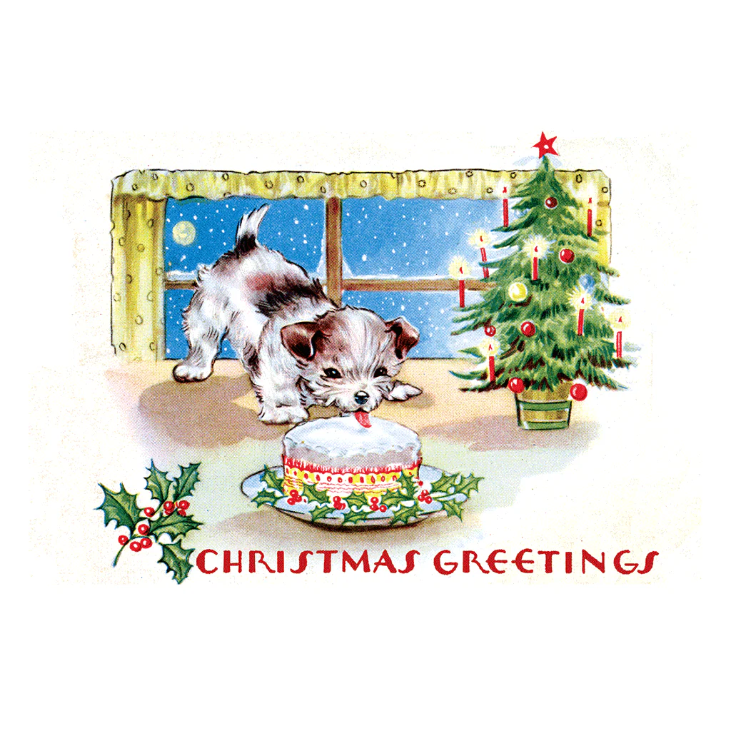 Dogs at Christmas Boxed Card Set | Laughing Elephant