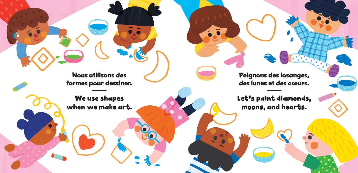 First Friends: Shapes (Bilingual French & English) | Barefoot Books