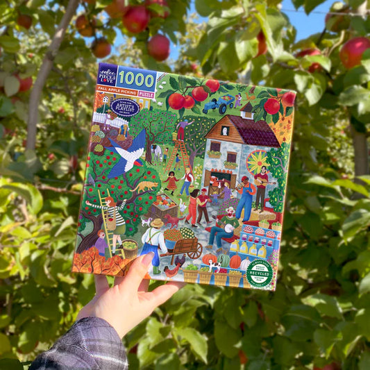 Fall Apple Picking Puzzle (1000 Piece) | Eeboo