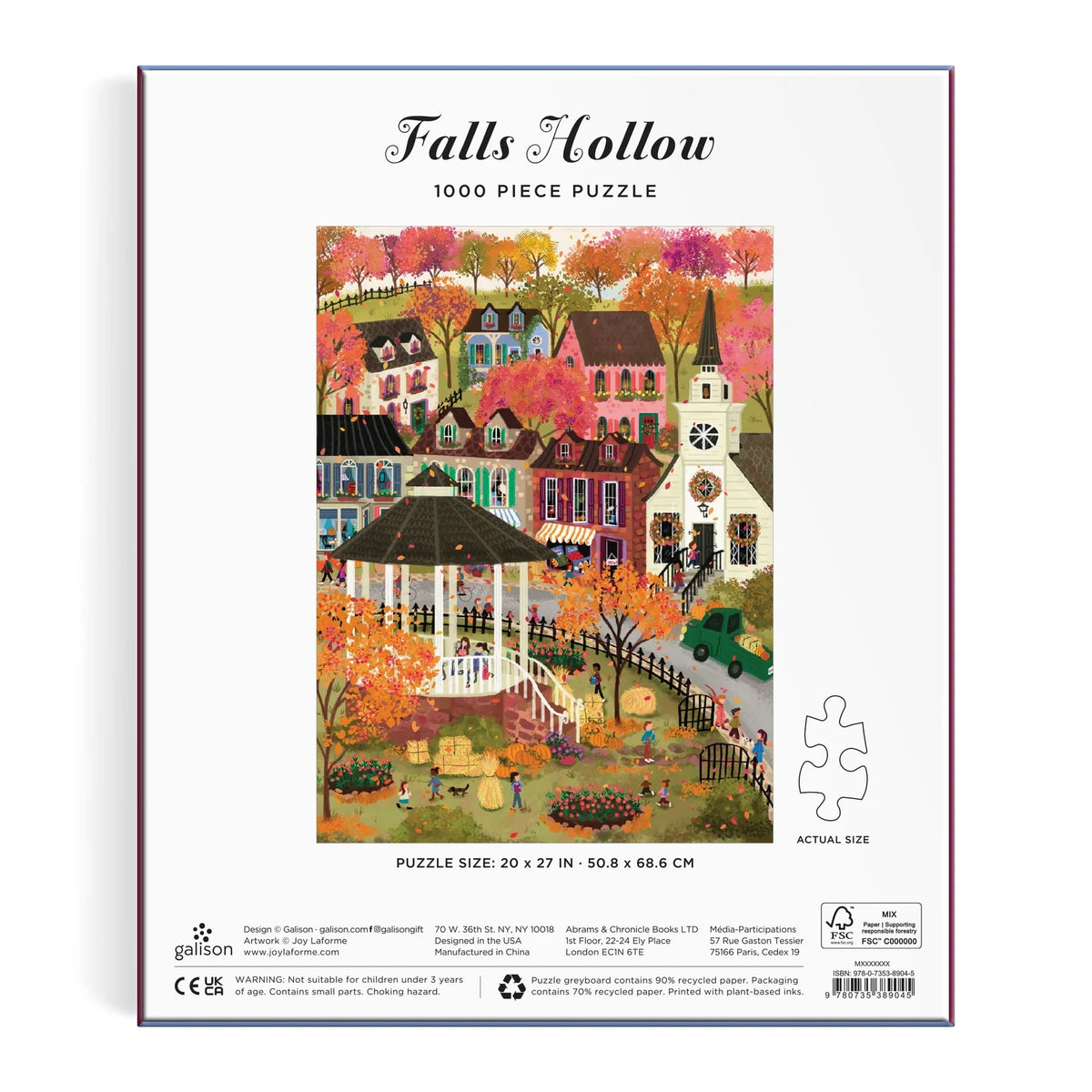 Joy Laforme Falls Hollow Puzzle (1000 Piece) | Galison