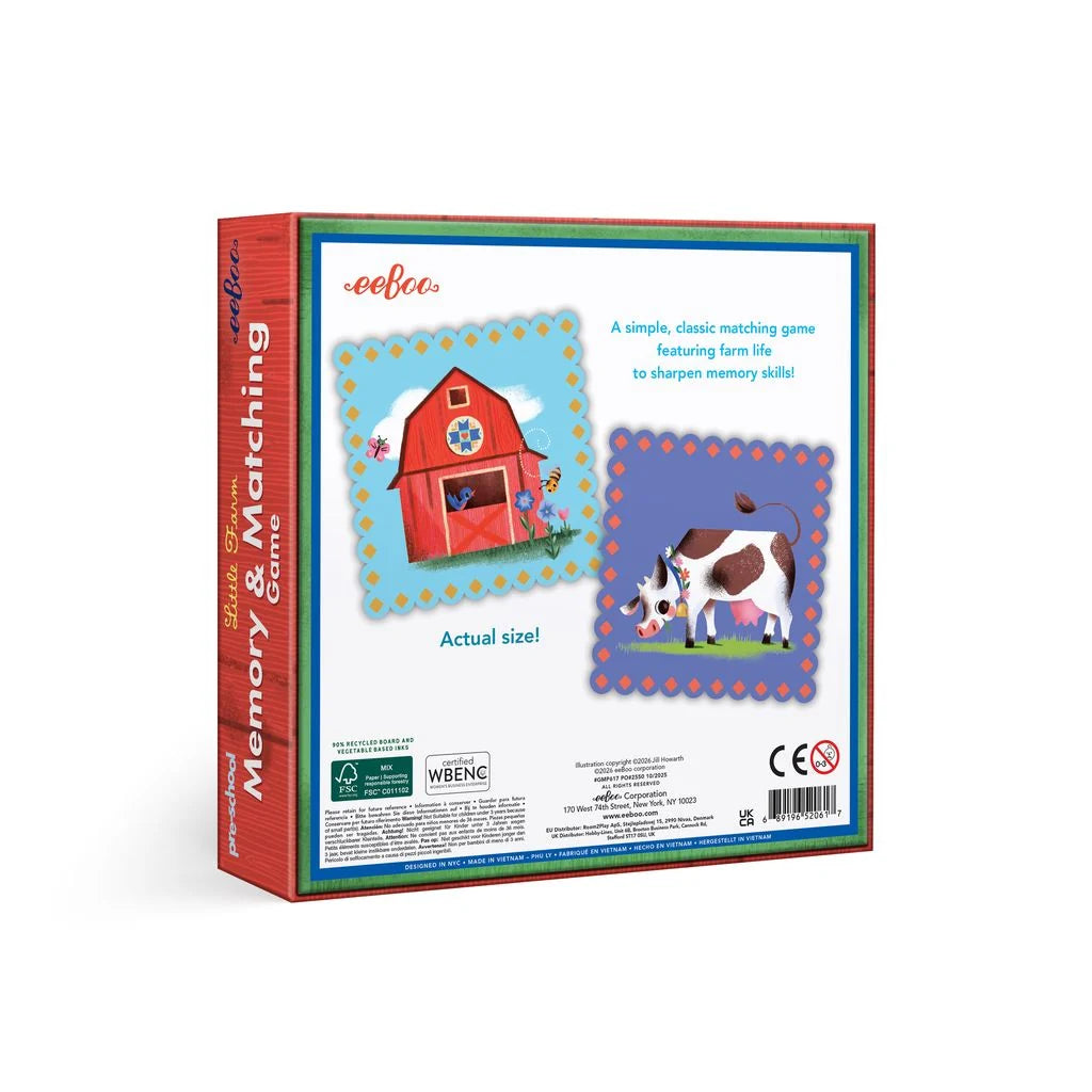 Pre-School Little Farm Matching Game | Eeboo