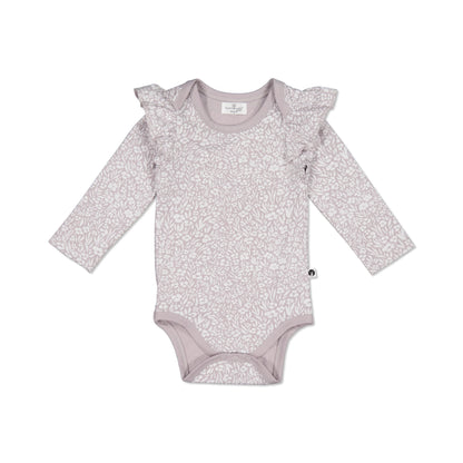 Floria Flutter Long Sleeve Bodysuit | Burrow & Be