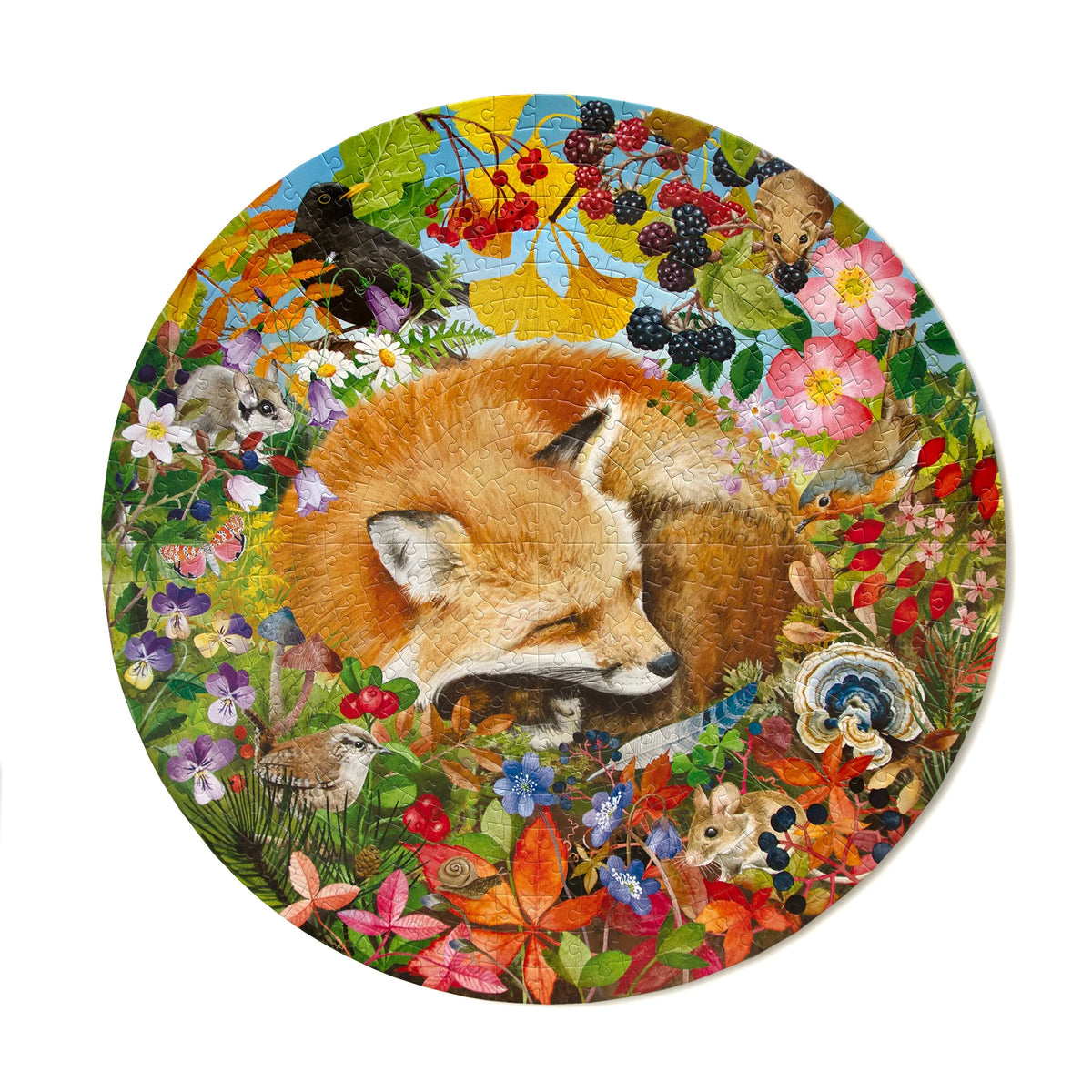 Forest Dream Round Puzzle (500pc) | Eeboo