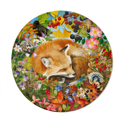 Forest Dream Round Puzzle (500pc) | Eeboo