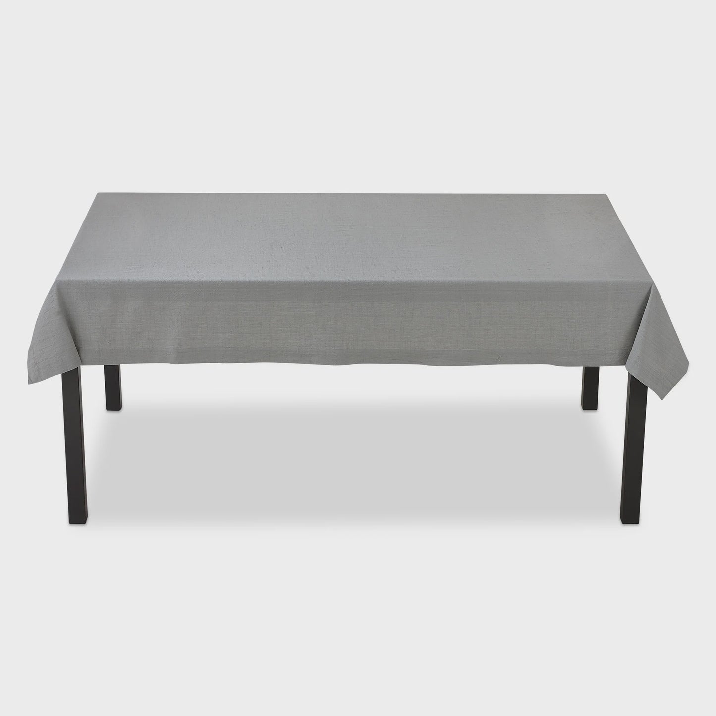 Light Gray Slub Tablecloth | Tag