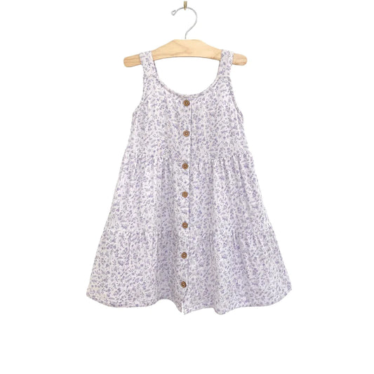 Tiered Dress - Violet Fairies | City Mouse