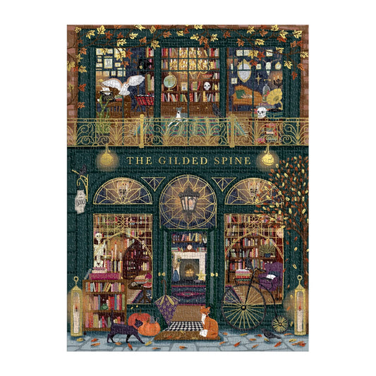 The Gilded Spine Foil Puzzle (1000 Piece) | Galison
