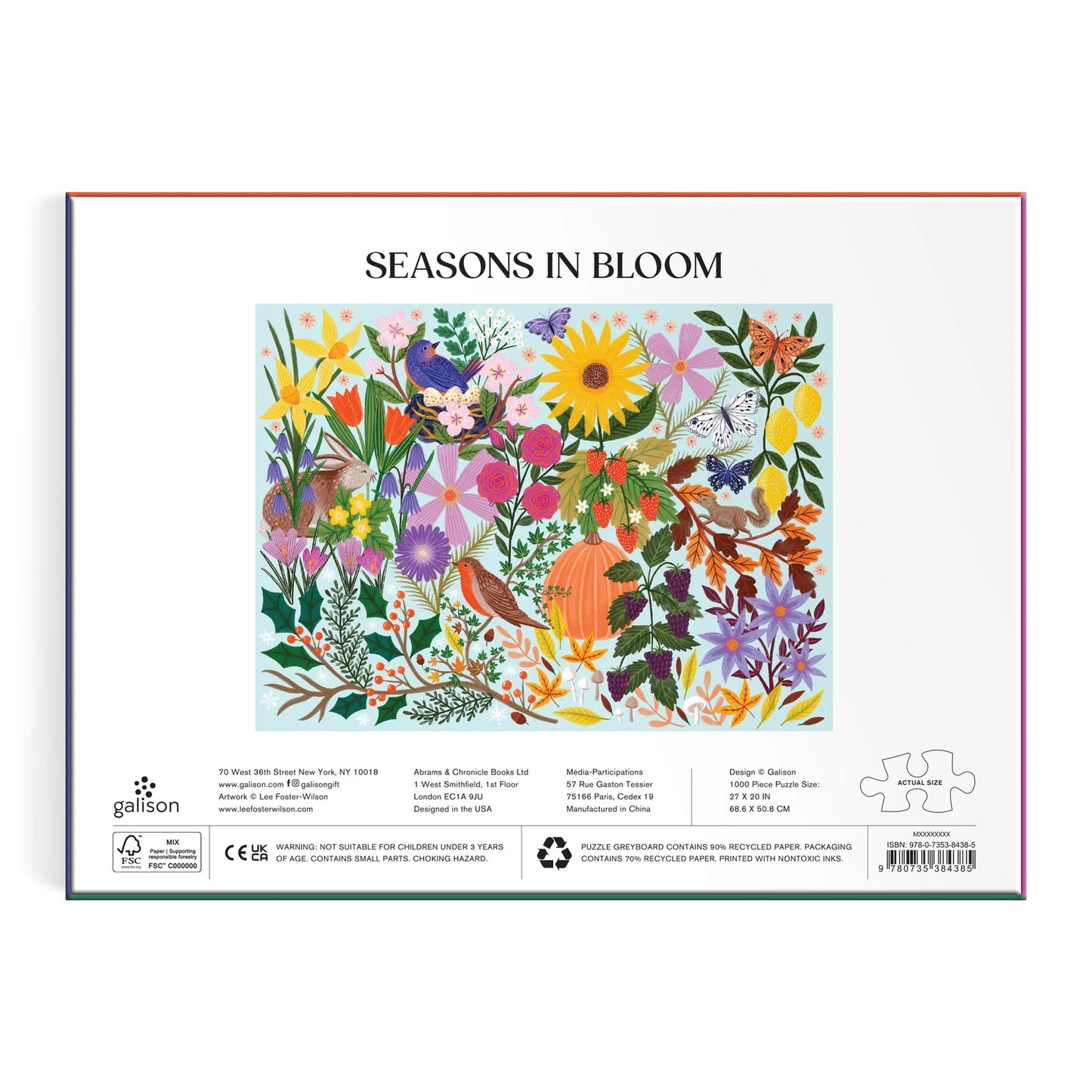 Seasons in Bloom Puzzle (1000 Piece) | Galison