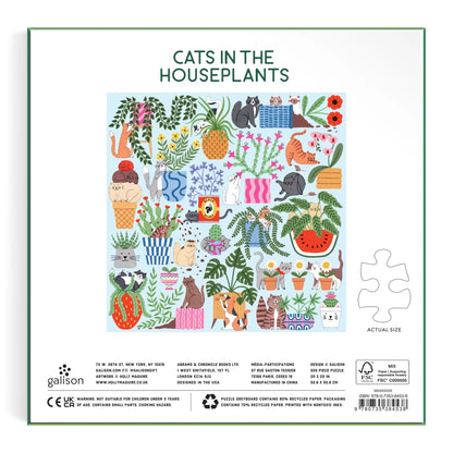 Cats in the Houseplants (500 Piece) | Galison