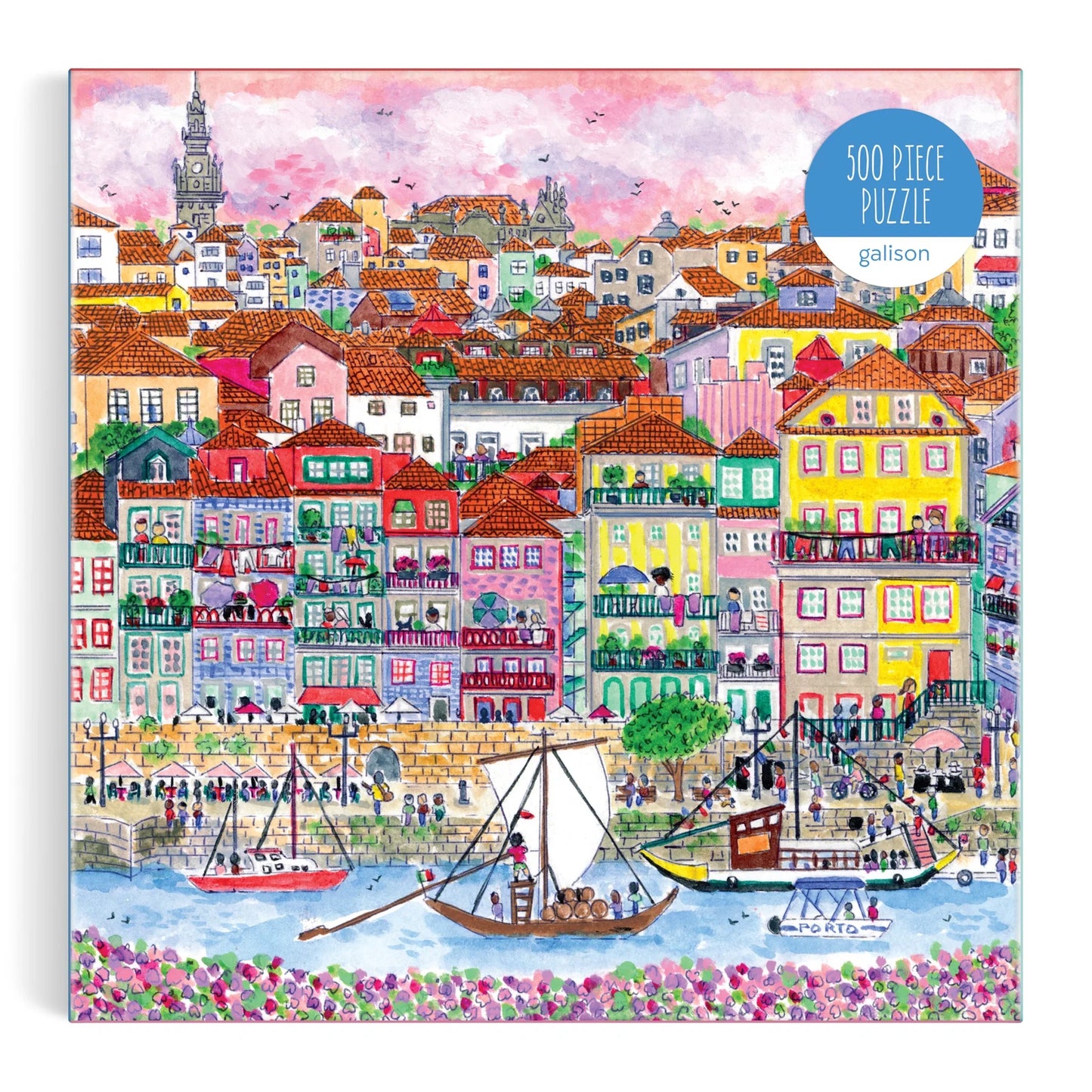 Michael Storrings Colors of Porto Puzzle (500 Piece) | Galison