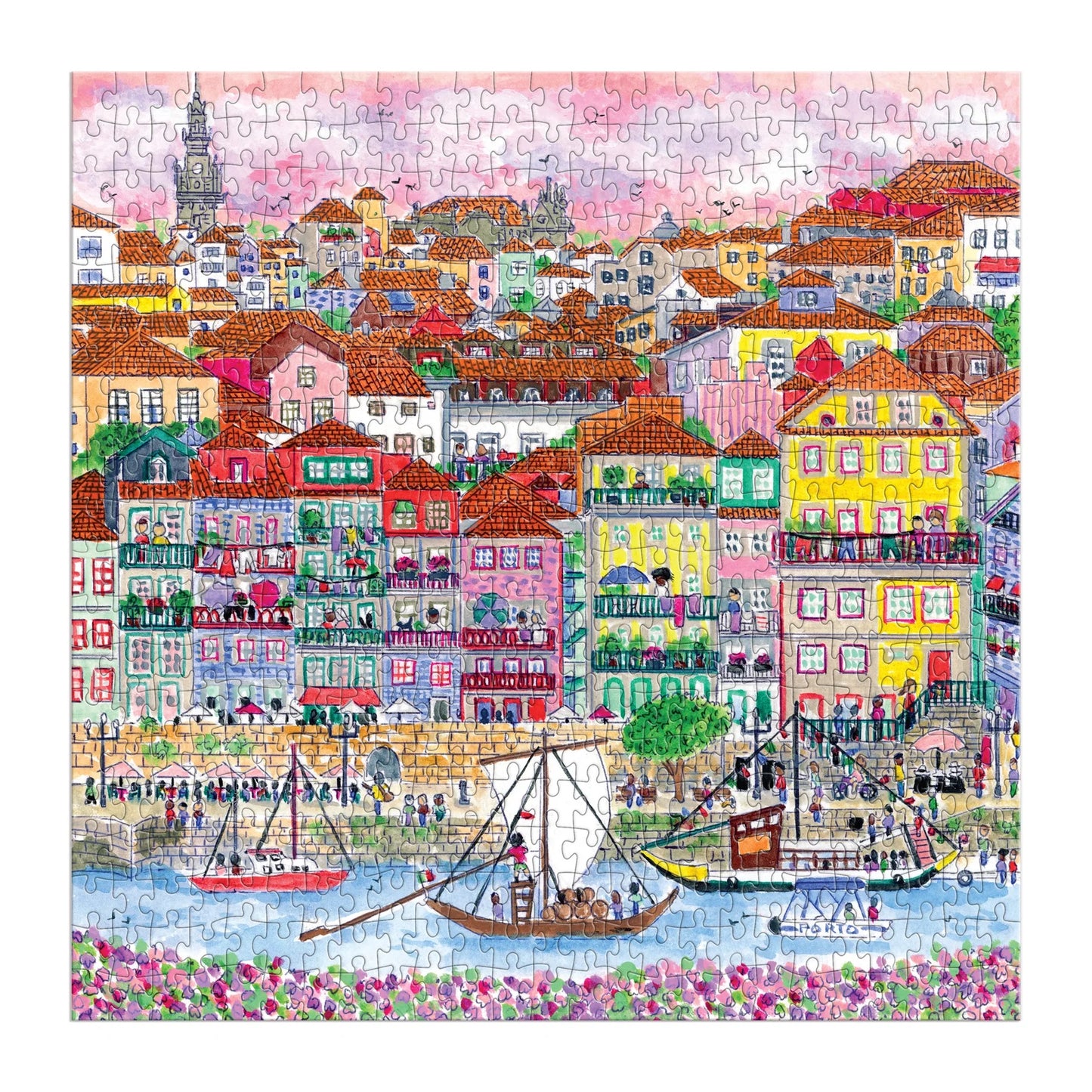 Michael Storrings Colors of Porto Puzzle (500 Piece) | Galison