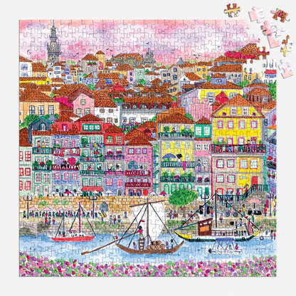 Michael Storrings Colors of Porto Puzzle (500 Piece) | Galison