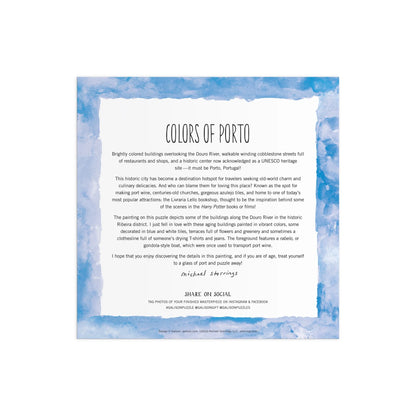 Michael Storrings Colors of Porto Puzzle (500 Piece) | Galison