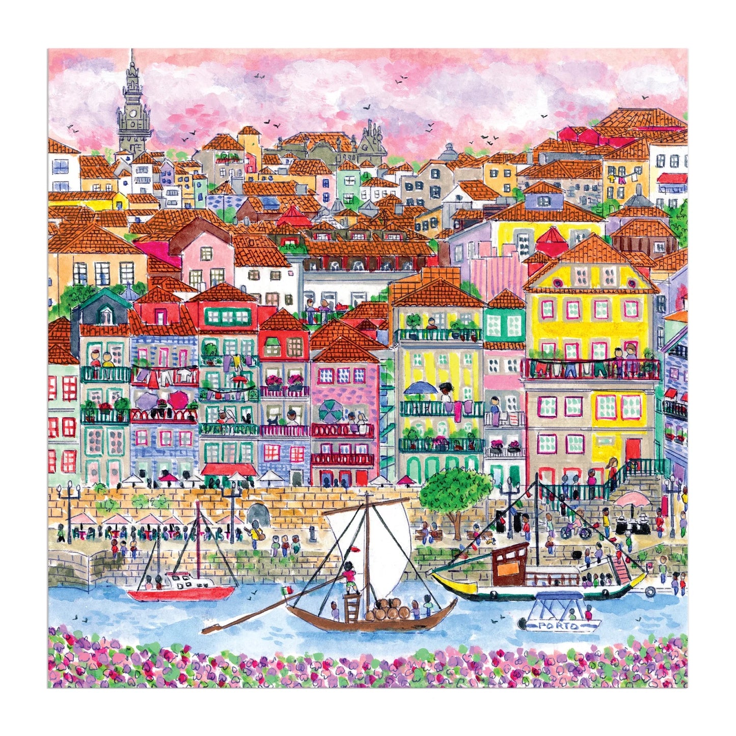 Michael Storrings Colors of Porto Puzzle (500 Piece) | Galison