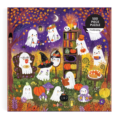 Ghostly Gathering Family Puzzle (500 Piece) | Mudpuppy