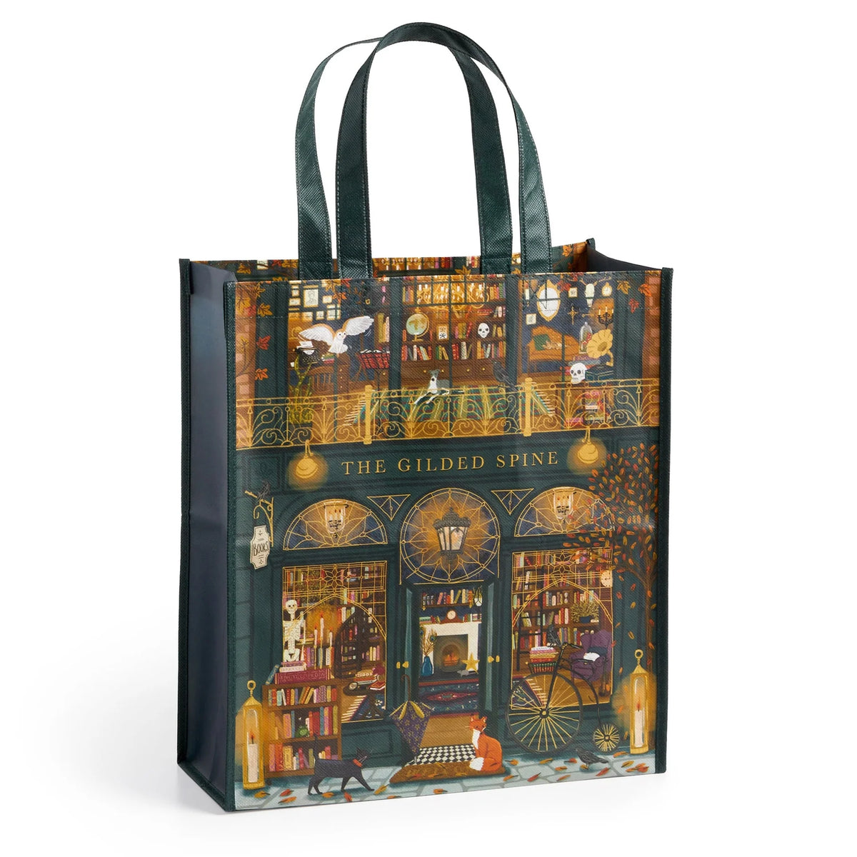 Gilded Spine Reusable Shopping Bag | Galison
