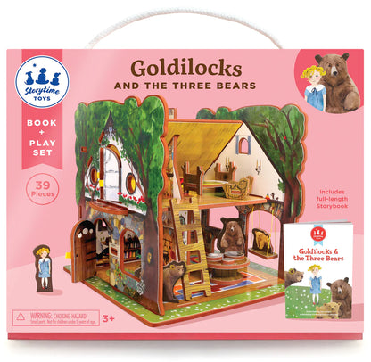 Goldilocks and the Three Bears Book & Playset | Storytime Toys