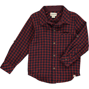 Long Sleeved Atwood Button Up Shirt (Various Prints) | Me & Henry