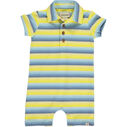 Cotton Polo Romper | Me & Henry