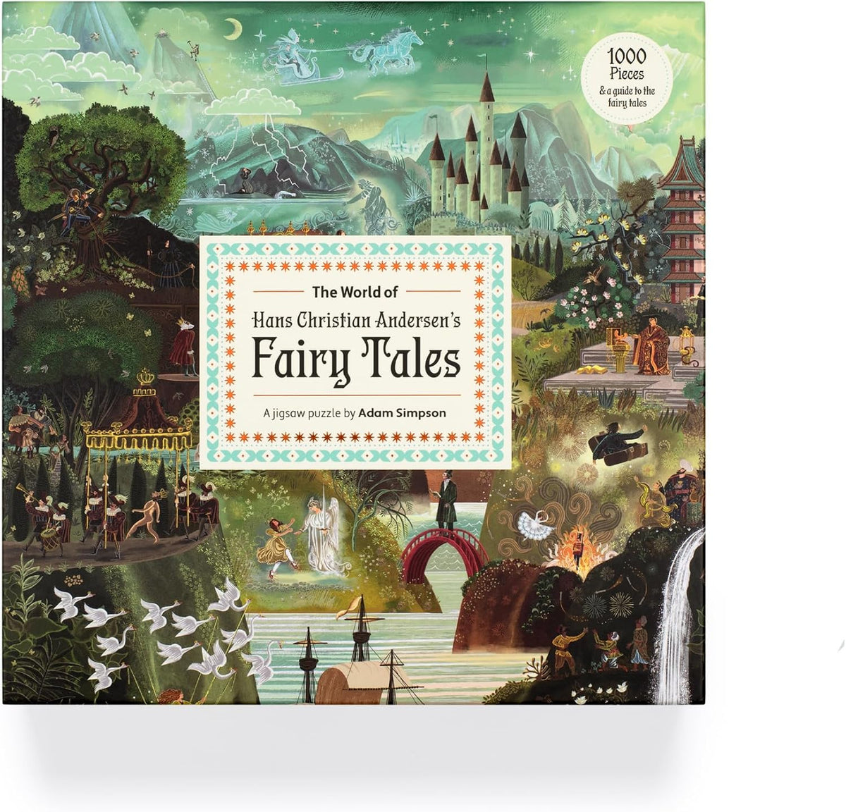 World of Hans Christian Andersen's Fairy Tales: A 1000-piece jigsaw puzzle by Adam Simpson | Laurence King
