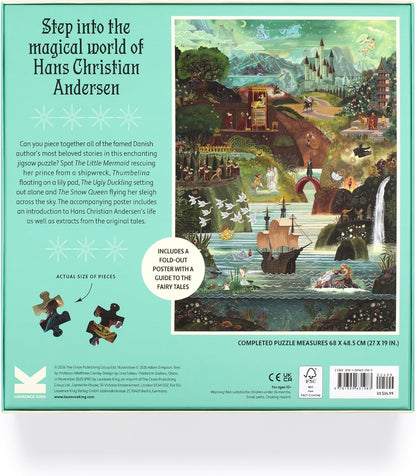World of Hans Christian Andersen's Fairy Tales: A 1000-piece jigsaw puzzle by Adam Simpson | Laurence King