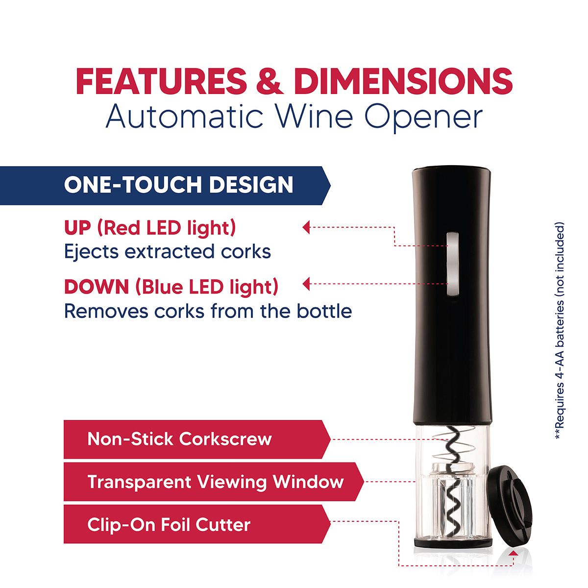 Automatic Wine Opener | HIC Kitchen