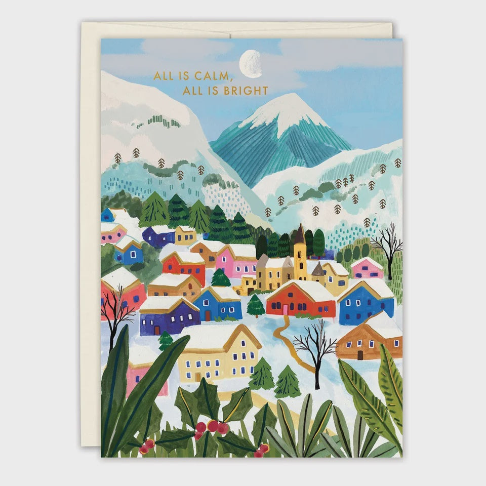 Snow Village Holiday Card | Biely & Shoaf
