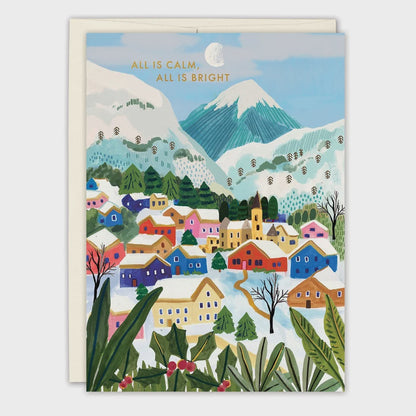 Snow Village Holiday Card | Biely & Shoaf