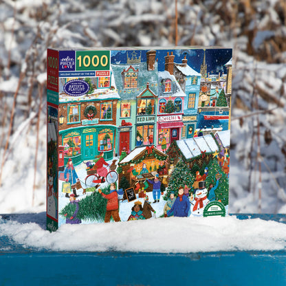 Holiday Market By the Sea Puzzle (1000pc) | Eeboo