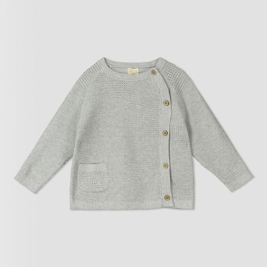 Grey Knit Sweater| Ettie & H