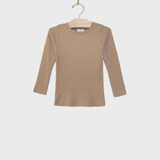Basic Tee Long Sleeve Cafe | City Mouse Studio
