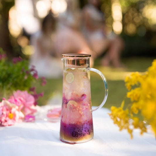 Charlie™ Iridescent Glass Infuser Carafe  | Pinky Up