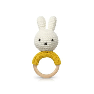 Miffy Crocheted Teether (Various Colors) | Just Dutch