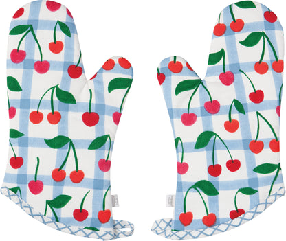 Very Cherry Oven Mitts (Set/2) | Danica