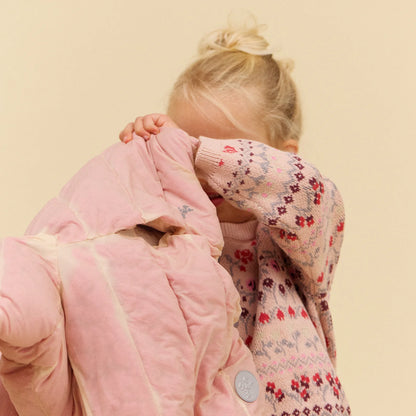 Mikmak Dim Rose Jacquard Pullover | Wheat