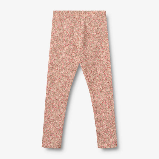 Jules Jersey Leggings - Rose Dust Flower Meadow | Wheat