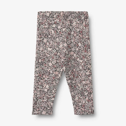 Jules Jersey Leggings - Purple Stone Flowers | Wheat