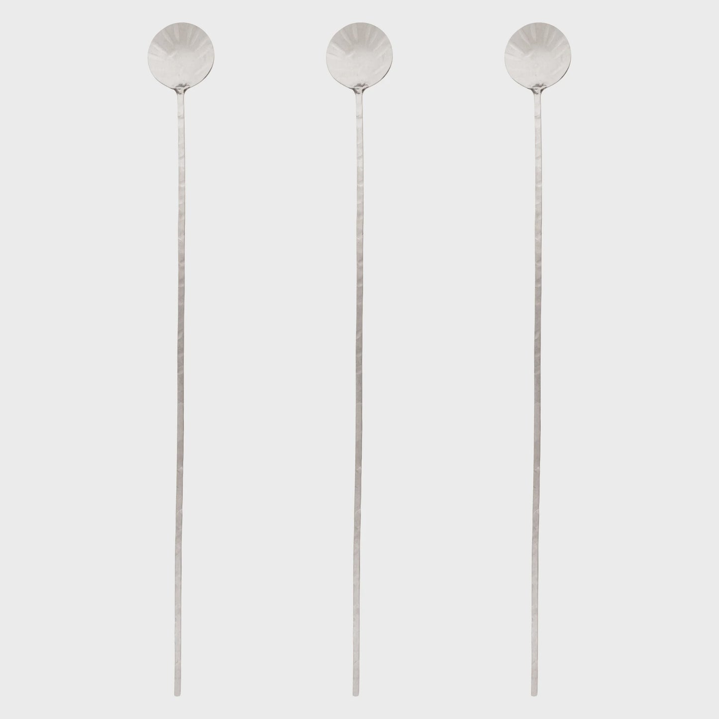 Catalina Silver Stirring Spoons - Set of 3 | Karma