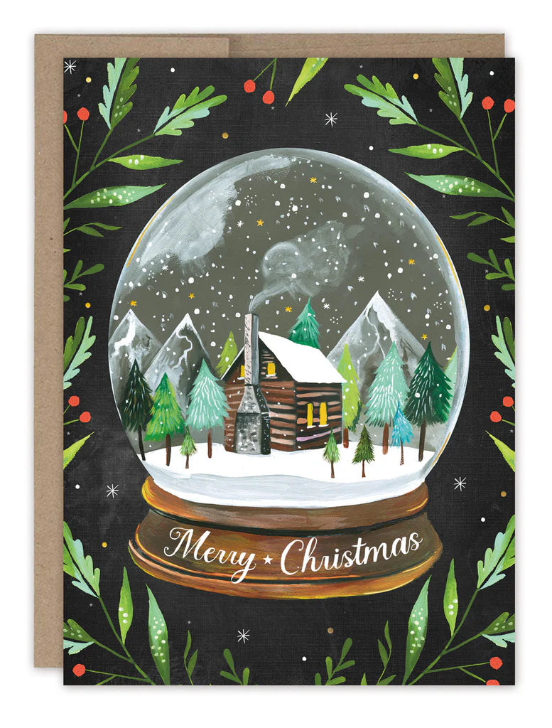 Merry Christmas Snow Globe Boxed Card Set | Biely & Shoaf