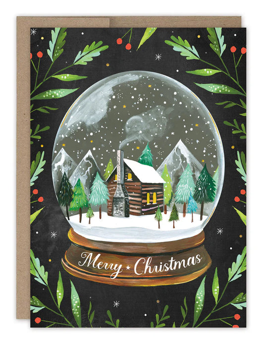 Merry Christmas Snow Globe Boxed Card Set | Biely & Shoaf