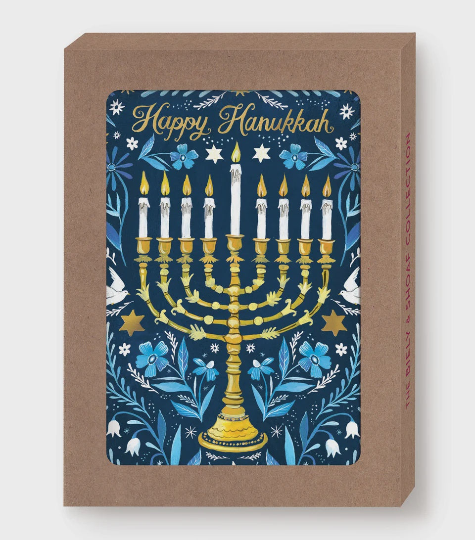 Menorah Hannukah Boxed Cards | Biely & Shoaf
