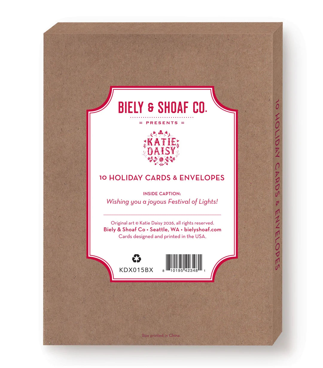 Menorah Hannukah Boxed Cards | Biely & Shoaf