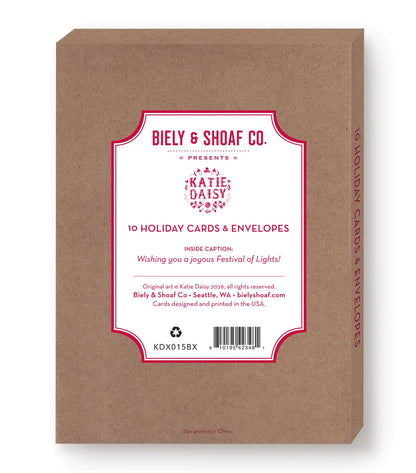 Menorah Hannukah Boxed Cards | Biely & Shoaf