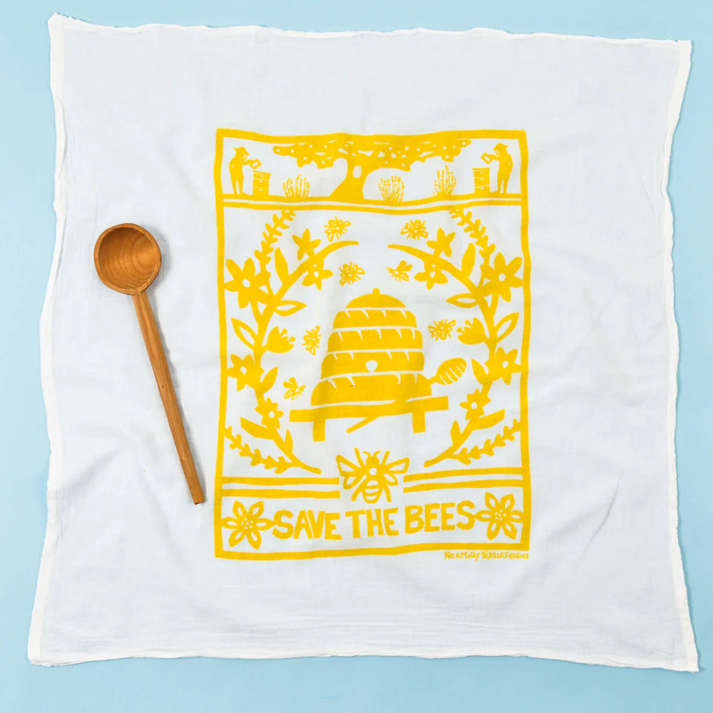 Hand-Printed Flour Sack Towels | Kei & Molly Textiles