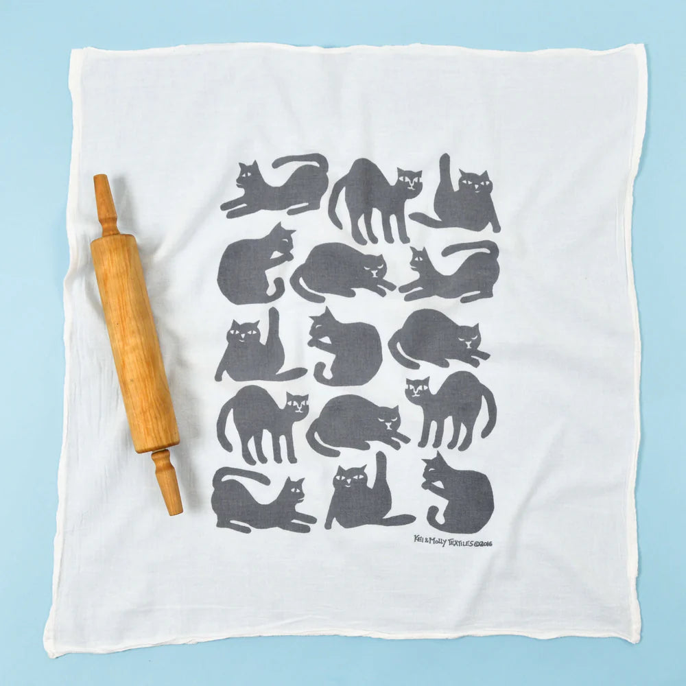 Hand-Printed Flour Sack Towels | Kei & Molly Textiles