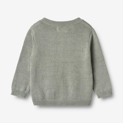 Bjørn Cardigan - Morning Mist | Wheat